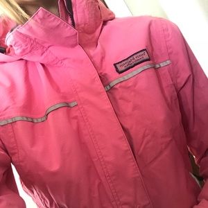 Vineyard Vines Pink Hooded Rain Jacket